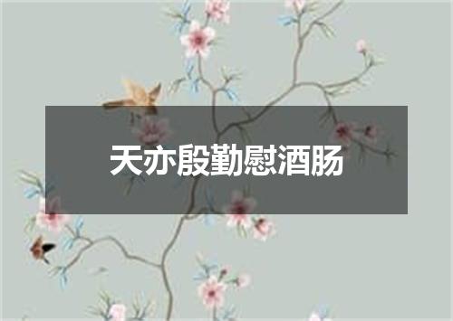 天亦殷勤慰酒肠
