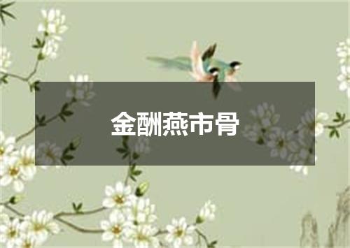 金酬燕市骨
