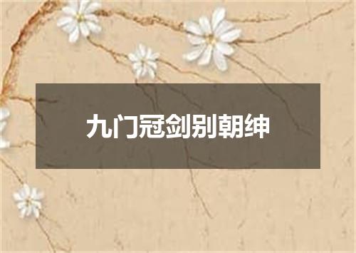 九门冠剑别朝绅