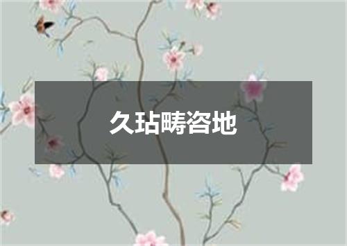 久玷畴咨地