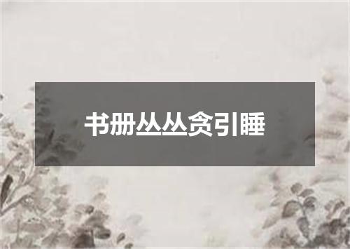 书册丛丛贪引睡