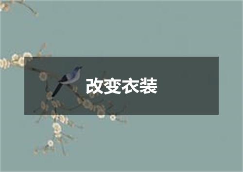 改变衣装