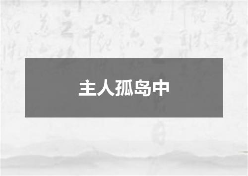 主人孤岛中