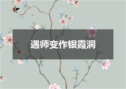 遇师变作银霞洞