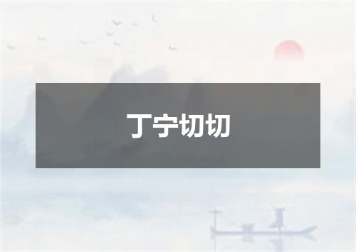 丁宁切切