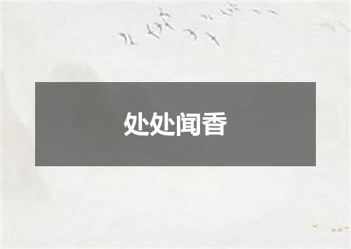 处处闻香