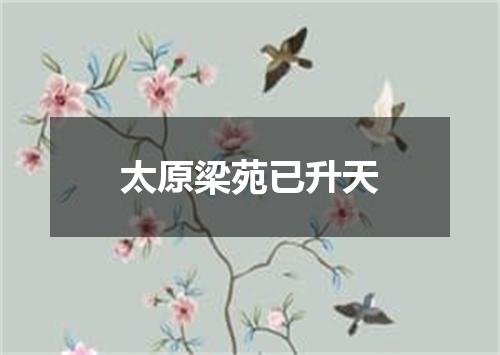 太原梁苑已升天