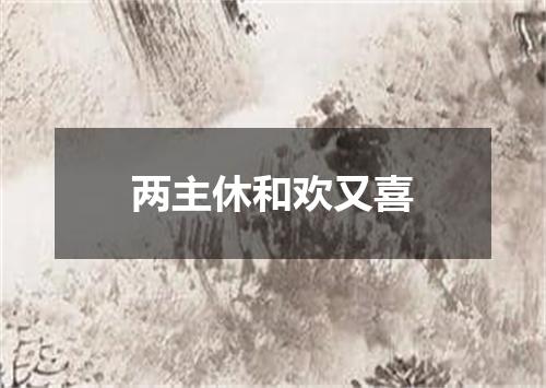 两主休和欢又喜