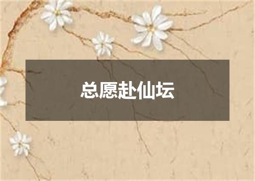 总愿赴仙坛