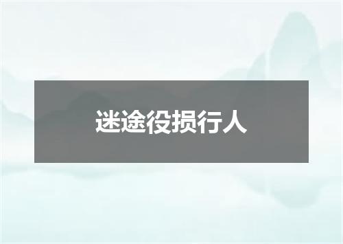 迷途役损行人