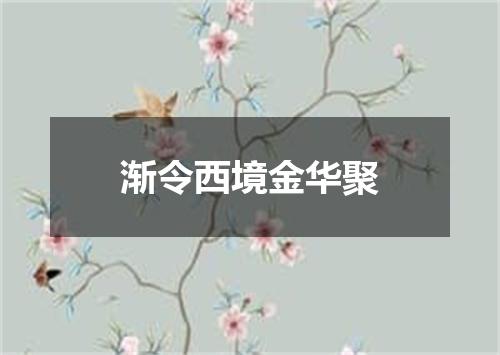 渐令西境金华聚