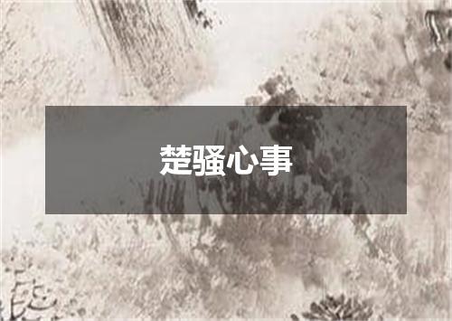 楚骚心事