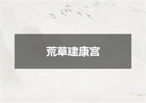荒草建康宫