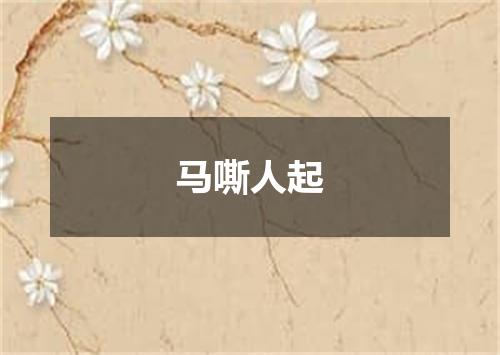 马嘶人起
