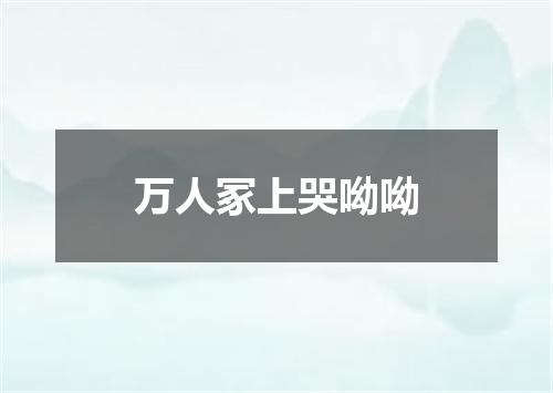 万人冢上哭呦呦