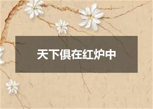 天下俱在红炉中
