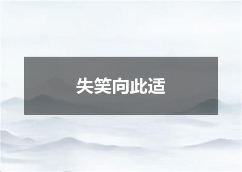 失笑向此适