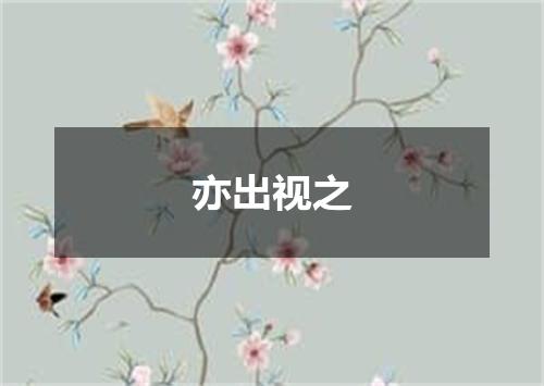 亦出视之