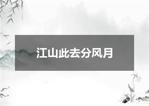江山此去分风月