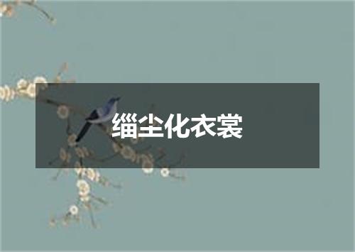 缁尘化衣裳