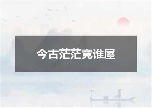 今古茫茫竟谁屋
