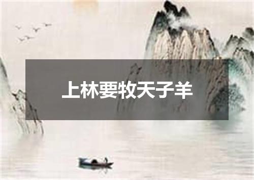上林要牧天子羊