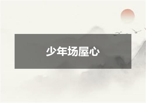 少年场屋心