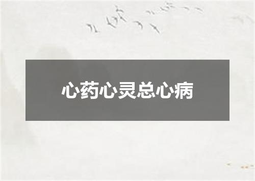 心药心灵总心病