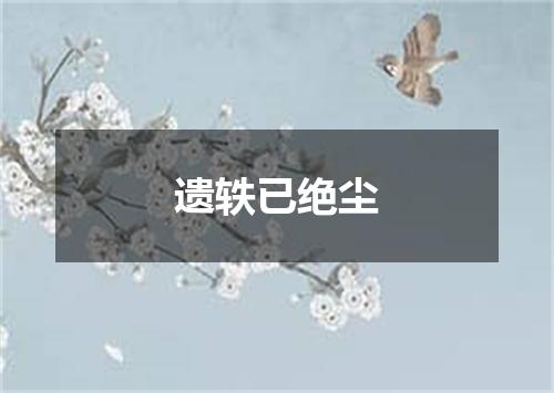 遗轶已绝尘