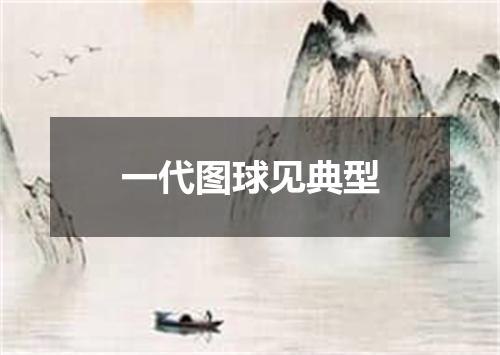 一代图球见典型