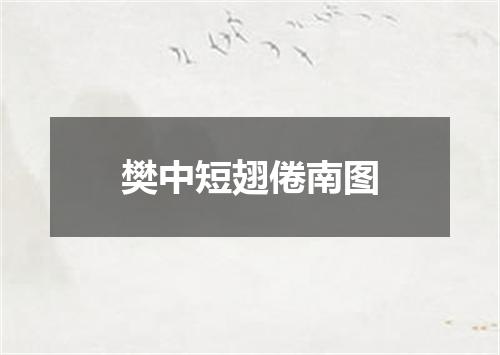 樊中短翅倦南图