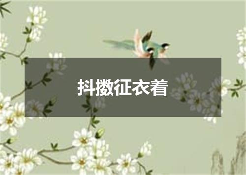 抖擞征衣着
