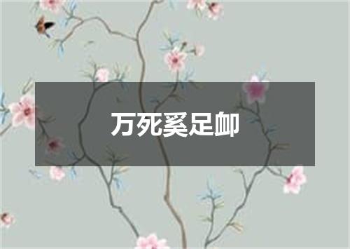 万死奚足卹