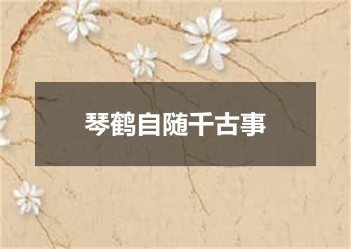 琴鹤自随千古事