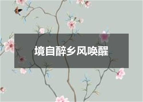 境自醉乡风唤醒