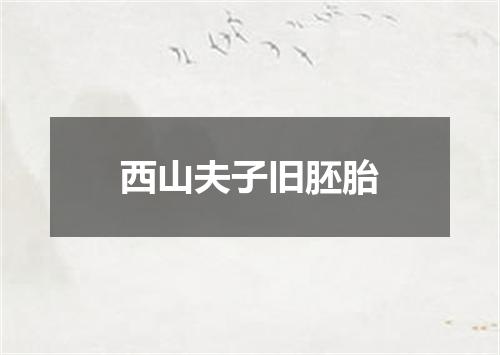 西山夫子旧胚胎