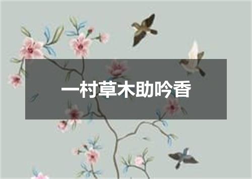 一村草木助吟香