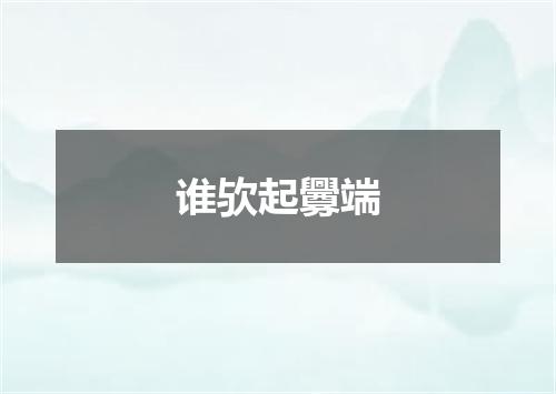 谁欤起釁端