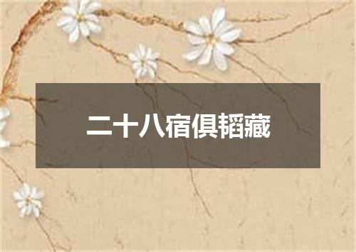 二十八宿俱韬藏