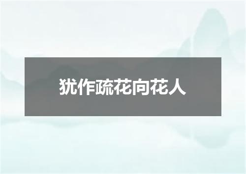 犹作疏花向花人