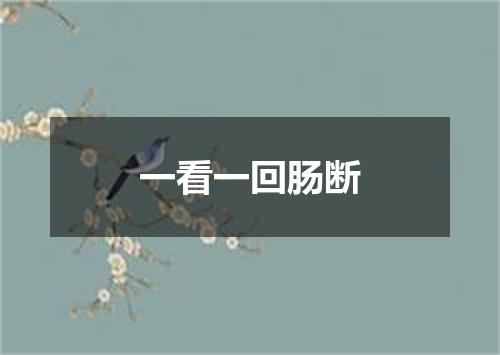 一看一回肠断