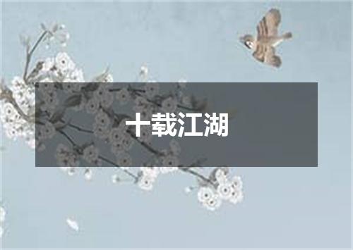十载江湖
