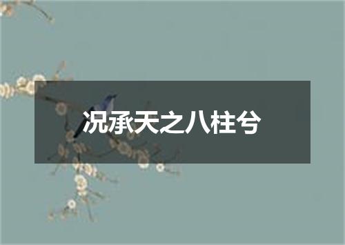 况承天之八柱兮