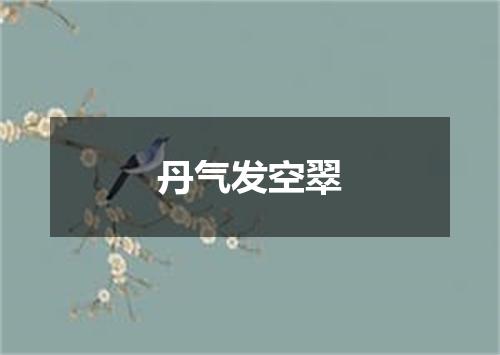 丹气发空翠