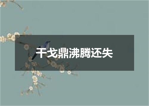 干戈鼎沸腾还失