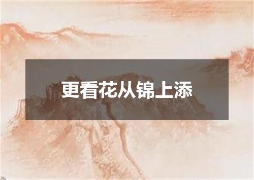 更看花从锦上添