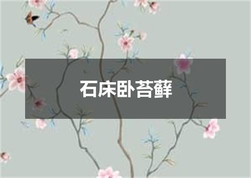 石床卧苔藓