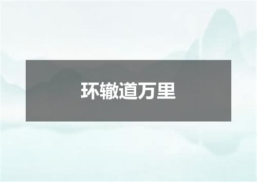 环辙道万里