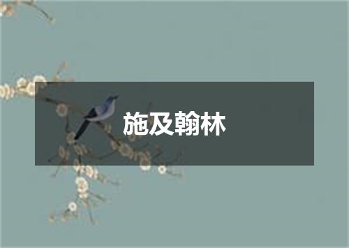 施及翰林
