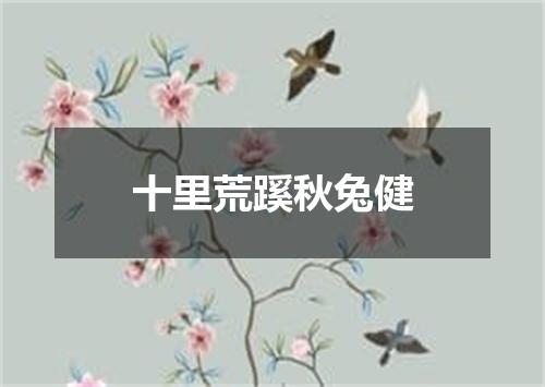 十里荒蹊秋兔健